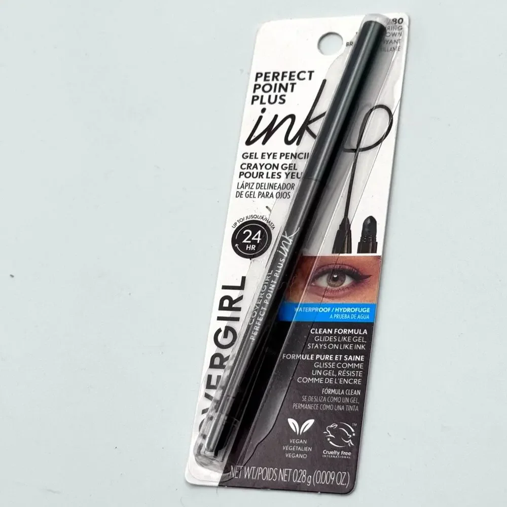 Covergirl Perfect Point Plus Ink Gel Eyeliner Pencil 280 Shimmering Brown New